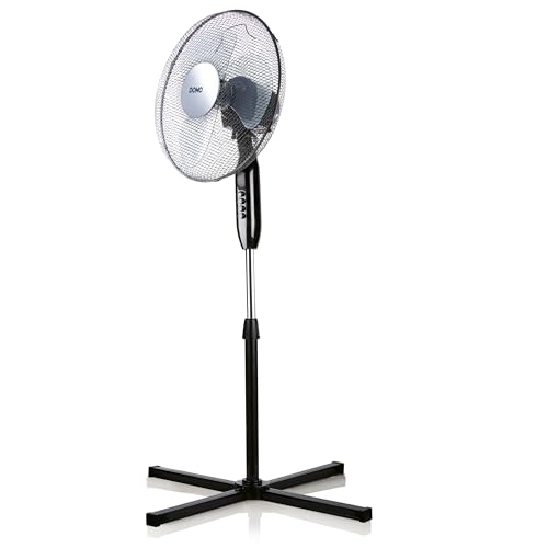 DOMO DO8140 Standventilator - Ø40 cm - In der Höhe verstellbar - 3 Geschwindigkeite - Automatische Schwenkfunktion - Schwarz DOMO DO8140 Standventilator - Ø40 cm - In der Höhe verstellbar - 3 Geschwindigkeite - Automatische Schwenkfunktion - Schwarz von DOMO