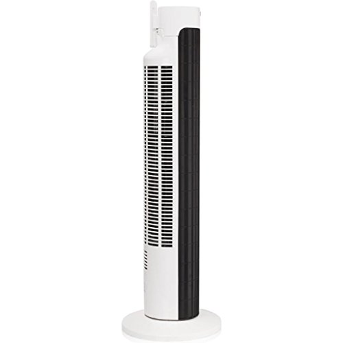 Domo DO8126 Turmventilator schwarz/weiß mit Fernbedienung, LED-Anzeige und 7,5-Std.-Timer von Domo