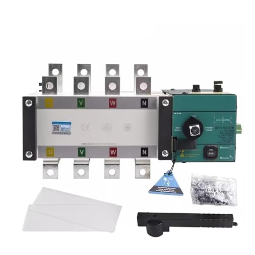 100A 160A 250A 4P ATS Diesel Generator Dual Power Automatische Transfer Schalter Einzigen DREI Phase Generator Teile AC220V (Color : AISIKAI 250A 4P) von DOMOJT