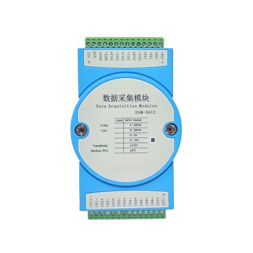 12-channel 4-20mA 0-10V analog isolated acquisition input to RS485 DAM-5612 von DOMOJT