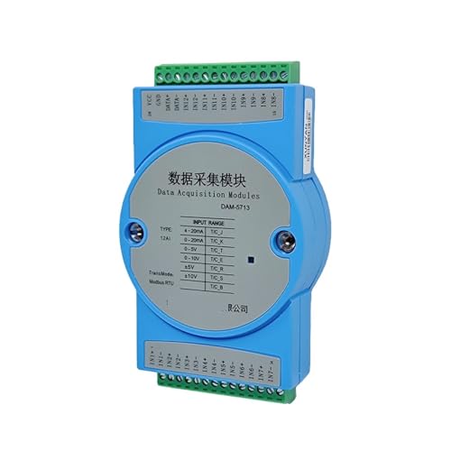 12-channel analog 4-20mA thermocouple K-type input acquisition to RS485 AM5713 von DOMOJT
