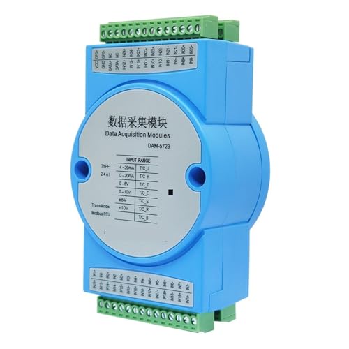 24-channel analog 4-20mA thermocouple K-type input acquisition to RS485 DAM5723 von DOMOJT