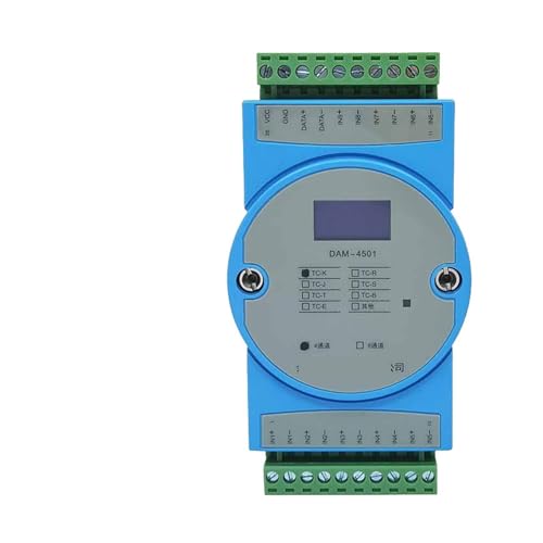 4/8-way K-type thermocouple input temperature acquisition module to RS485 transmitter DAM4501(DAM-4501-4P) von DOMOJT