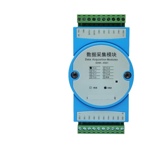 4/8-way K-type thermocouple input temperature acquisition module to RS485 transmitter DAM4501(DAM-4501-8N) von DOMOJT