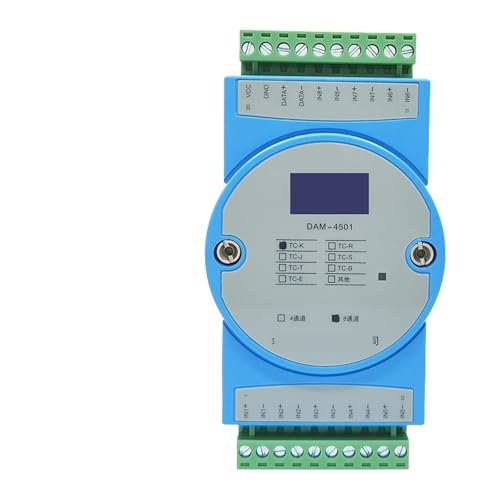 4/8-way K-type thermocouple input temperature acquisition module to RS485 transmitter DAM4501(DAM-4501-8P) von DOMOJT