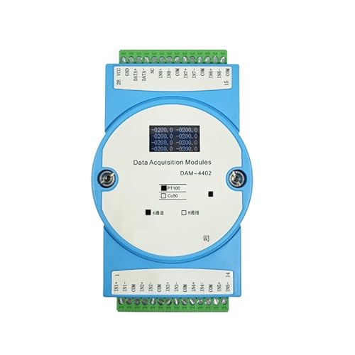 4-channel/8-channel PT100 platinum thermal resistor RTD input temperature acquisition module transmitter to RS485 DAM4402(8-channel) von DOMOJT