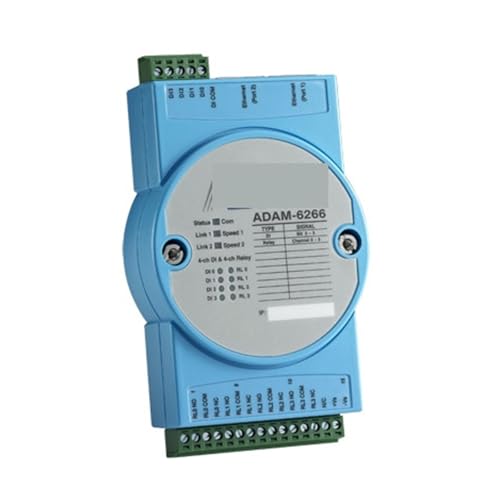 ADAM-6266 supports Modbus, 4 relay outputs, 4 DIs, and dual Ethernet ports. ADAM-6266 supports Modbus, 4 relay outputs, 4 DIs, and dual Ethernet ports. von DOMOJT