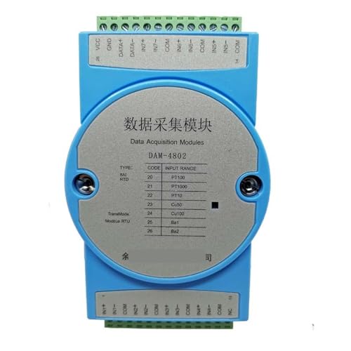 DAM4802 7-channel PT100/1000 thermal resistance temperature transmitter isolation acquisition module to RS485(Without display) von DOMOJT