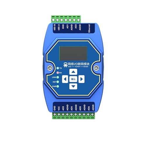 DOMOJT 6AO RS485 RJ45 Etherent Analoge und Digitale Erfassungssteuerung ME31-XXXA0006 ModBus TCP RTU I/O-Netzwerkmodul von DOMOJT