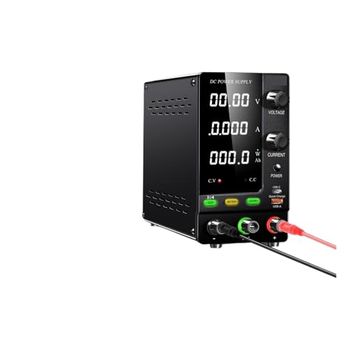 DOMOJT Einstellbares Ladenetzteil, DC-geregelte Stromversorgung for Autos(Size:SPPS-C1203C Black220V) von DOMOJT
