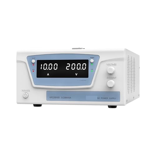DOMOJT Variables Labor-Gleichstromnetzteil mit hoher Leistung 15V200A 200V10A 60V50A 15V80A 30V100A Unterhaltungselektronik Computer Testen von Gleichstrom(KPS20010-200V10A) von DOMOJT