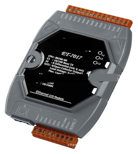 ET-7017 I/O module, with 8 high-protection analog inputs and 4 digital outputs ET-7017 I/O module, with 8 high-protection analog inputs and 4 digital outputs von DOMOJT
