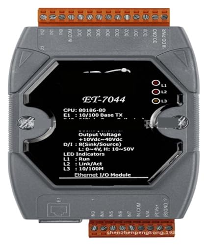 ET-7044 8-way isolated digital input, 8-way isolated open-collector digital output ET-7044 8-way isolated digital input, 8-way isolated open-collector digital output von DOMOJT