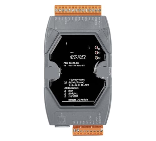 ET-7052 8-way isolated digital input, 8-way isolated open-collector digital output ET-7052 8-way isolated digital input, 8-way isolated open-collector digital output von DOMOJT