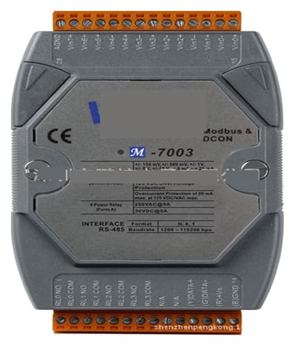 M-7003 8-channel AI and 4-channel relay output module von DOMOJT
