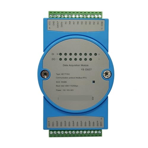 RS485 control DI DO switch quantity acquisition electrode relay 485 switch quantity input and output module YB-D608A, YB-D607, YB-D616(YB-D607) von DOMOJT