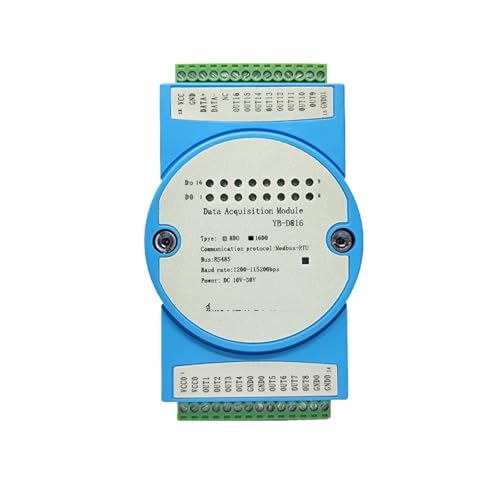 RS485 control to 8/16-channel DO switch collector output module YB-D816(16-channel) von DOMOJT
