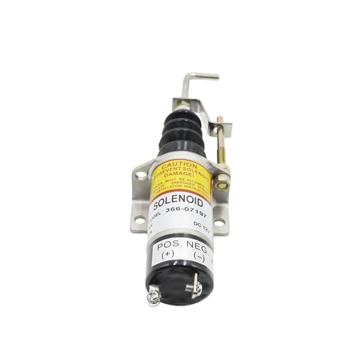 Solenoide 366-07197 36607197 12V/24V Kraftstoffabschaltmagnet SA-3405T 1502-12C7U2B2S1 Stoppmagnet Dieselmotorteile (Color : 24V) von DOMOJT