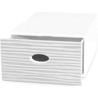 Domoliving - Mehrzweckschublade 28x40x15 h qbox wave white Domopak von DOMOLIVING