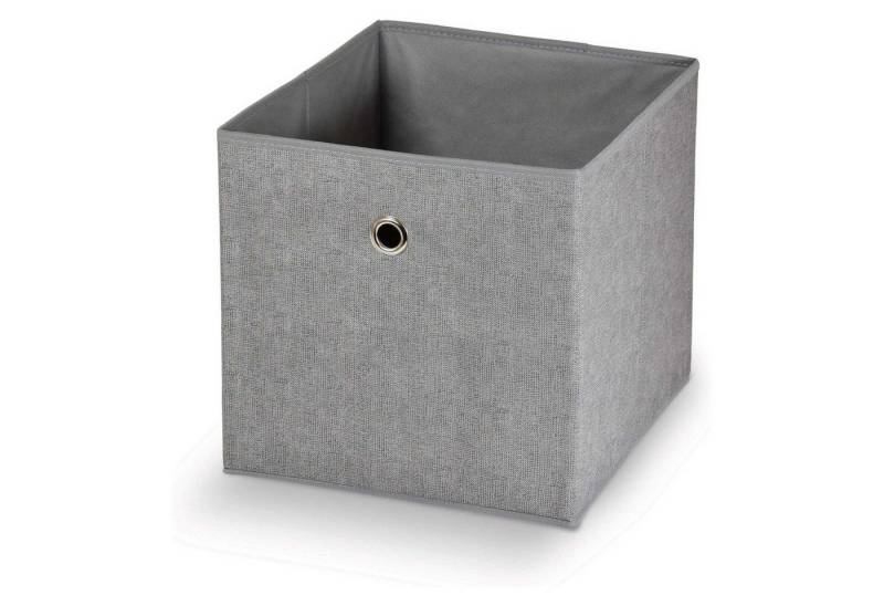DOMOPAK Living Faltbox Faltbare Box Faltkiste Organizer Kiste Korb (1 St), Polypropylen Grau 32x32x32 cm von DOMOPAK Living