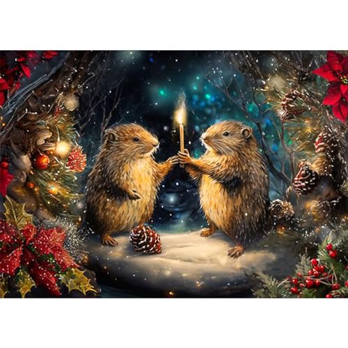 DOMROM Tier Diamond Painting, Diamant Painting Bilder Erwachsene, Diamant Malerei Kits Kinder 5D Diamant Art Painting Strass Stickerei Malerei Painting Set für Home Décor 30x40cm von DOMROM