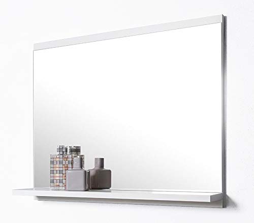 DOMTECH Badspiegel mit Ablage, Weiß Badezimmer Spiegel, Wandspiegel, Badezimmerspiegel… von DOMTECH