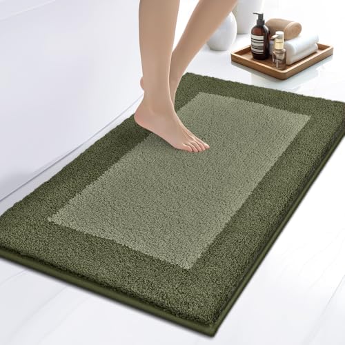 DOMUSTEX Badezimmerteppich 50 X 76 cm, Badematte rutschfest, Badteppich Waschbar, Badvorleger für Dusche, Badewanne und Fußboden DOMUSTEX Badezimmerteppich 50 X 76 cm, Badematte rutschfest, Badteppich Waschbar, Badvorleger für Dusche, Badewanne und Fußboden von DOMUSTEX