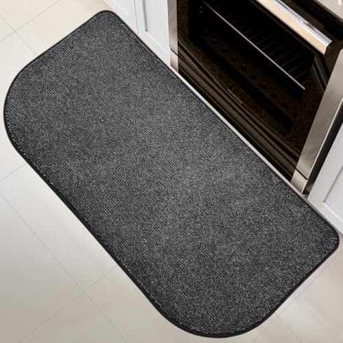 DOMUSTEX Waschbar Teppich Läufer 60x120cm Halbrund, küchenläufer, Schmutzfangmatte Innen, rutschfeste Badteppich für Küche, Badezimmer and Schlafzimmer DOMUSTEX Waschbar Teppich Läufer 60x120cm Halbrund, küchenläufer, Schmutzfangmatte Innen, rutschfeste Badteppich für Küche, Badezimmer and Schlafzimmer von DOMUSTEX
