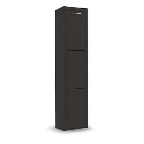 DON HIERRO - CUBEK - Mülleimer/Abfalleimer Mülltrennsystem 60L - 3x20L-Schwarz von DON HIERRO
