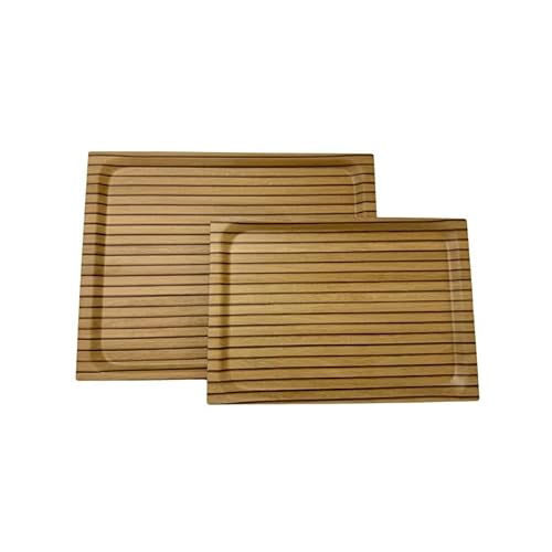 Set von 2 Mehrzweck-Serviertabletts (42 x 29 und 48 x 37 cm.) von DON HIERRO