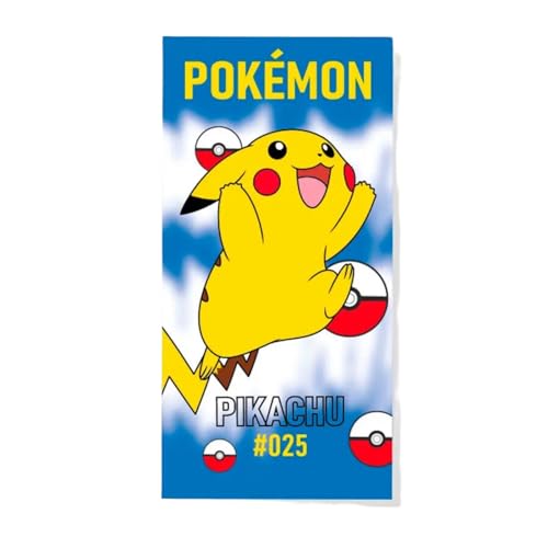 DONATELLA Strandtuch Disney Pokemon, 070 x 140 cm von DONATELLA