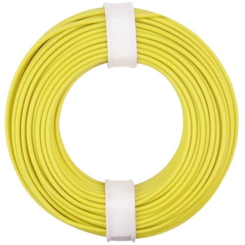 Donau Elektronik 10m Litze 1x0,25mm² gelb 125-013 von DONAU ELEKTRONIK GMBH