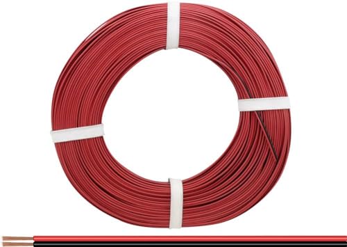 Donau Elektronik 225-010-25 Litze 2 x 0.25mm² Rot/Schwarz 25m von DONAU ELEKTRONIK GMBH