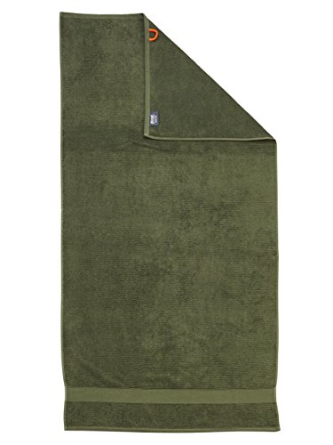 DONE Deluxe Badetuch, Baumwolle, Khaki, 70 x 140 x 1 cm von DONE