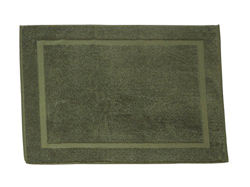 DONE Deluxe Badteppich, Baumwolle, Khaki, 60 x 80 x 1 cm von DONE