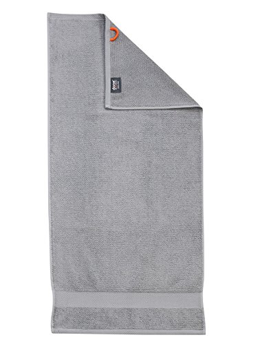 DONE Deluxe-Handtuch, Baumwolle, Silber, 50x100x1 cm von DONE