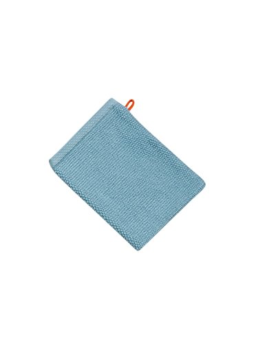 DONE Deluxe Waschhandschuh, Baumwolle, Ozean, 16 x 21 x 1 cm von DONE