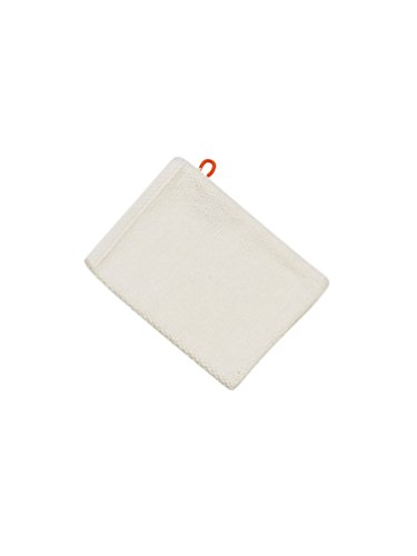 DONE Deluxe Waschhandschuh, Baumwolle, Sterne Weiß, 16 x 21 x 1 cm von DONE
