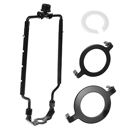 DONFAMDS 1 Satz Lampenharfenhalter Verstellbarer Lampenschirmadapter Vernickeltem für Tisch und Stehlampen Geeignet für Schirmhöhen von Vielseitig Einsetzbar und Rostfrei von DONFAMDS