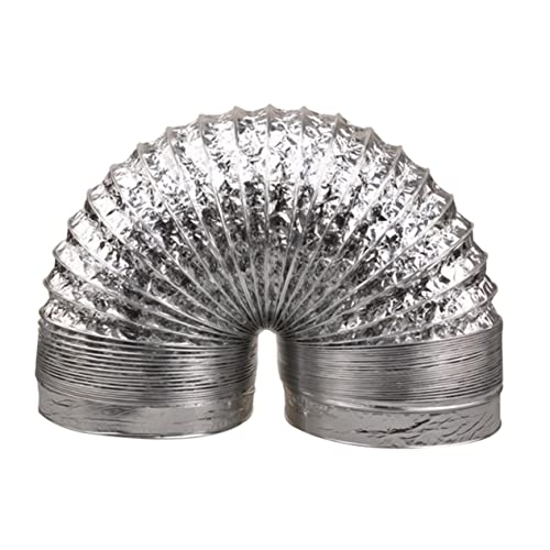 DONFAMDS 1 Stück Dicker Aluminiumfolie Duct Schlauch Hochtemperatur Beständig Durchmesser für Hvac Küchen Badezimmer und Gewächshäuser Flexibler Abluftschlauch zur Luftzirkulation und DONFAMDS 1 Stück Dicker Aluminiumfolie Duct Schlauch Hochtemperatur Beständig Durchmesser für Hvac Küchen Badezimmer und Gewächshäuser Flexibler Abluftschlauch zur Luftzirkulation und von DONFAMDS