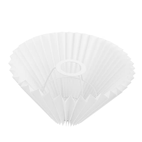 DONFAMDS 1 Stück Plissee Lampenschirm Weiß Dekorativer Stoffschirm für Tischlampen Stehlampen und Hängelampen Installieren Faltbares Design Hochwertiges Material DONFAMDS 1 Stück Plissee Lampenschirm Weiß Dekorativer Stoffschirm für Tischlampen Stehlampen und Hängelampen Installieren Faltbares Design Hochwertiges Material von DONFAMDS