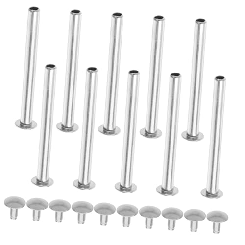 DONFAMDS 10 Sätze Metallnieten für Fächerachse Faltfächer Reparaturset DIY Handventilator Befestigung Silber Rund Kopf Langlebig für Bambusfächer DONFAMDS 10 Sätze Metallnieten für Fächerachse Faltfächer Reparaturset DIY Handventilator Befestigung Silber Rund Kopf Langlebig für Bambusfächer von DONFAMDS
