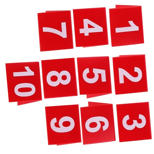 DONFAMDS 10 Stück Acryl Tischkarten Nummernschilder Doppelseitig Klar für Hochzeiten Restaurant Büro Minimalistisches Design Einfach zu Erkennen DONFAMDS 10 Stück Acryl Tischkarten Nummernschilder Doppelseitig Klar für Hochzeiten Restaurant Büro Minimalistisches Design Einfach zu Erkennen von DONFAMDS