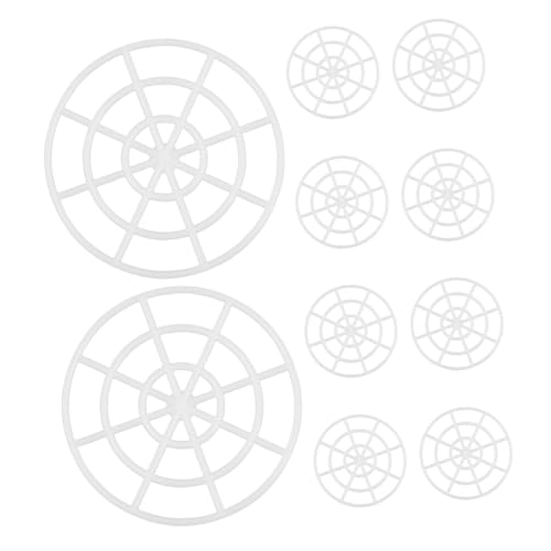 DONFAMDS 10 Stück Gemüsepresse Pickle Gewicht Gemüse Fermentation Küchenwerkzeug für Einmachen Fermentieren Werkzeug Druckhilfe für Gemüse Käsepresse Gemüsebrecher Plastik Weiß von DONFAMDS