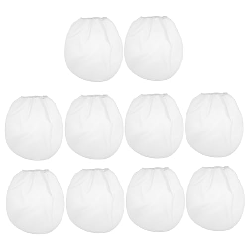 DONFAMDS 10 Stück Teiliges Feinmaschiger Paint Mesh Filterbeutel mit Elastischem Kordelzug Langlebig aus Polyester Reißfest für Professionelle Farb und Beschichtungsfiltration Gallonen von DONFAMDS
