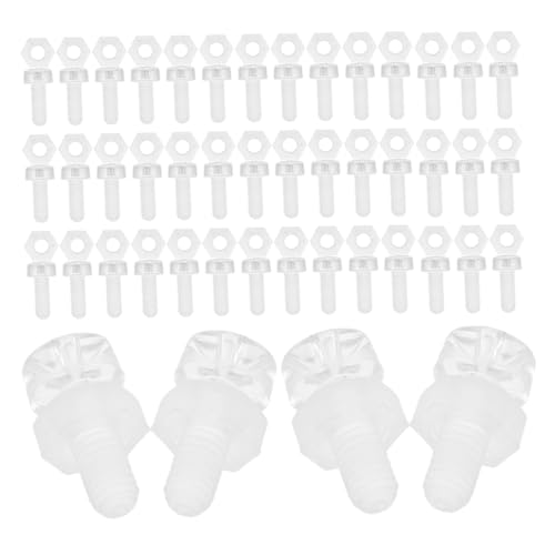 DONFAMDS 100 Stück Transparente Schnalle Zum Schrauben DREI Nuss Eckwinkel-kit Verschluss Code Bolzen Bausatz Einseitig Befestigung Transparente Schraube Ecke Hardware Befestigen Acryl DONFAMDS 100 Stück Transparente Schnalle Zum Schrauben DREI Nuss Eckwinkel-kit Verschluss Code Bolzen Bausatz Einseitig Befestigung Transparente Schraube Ecke Hardware Befestigen Acryl von DONFAMDS