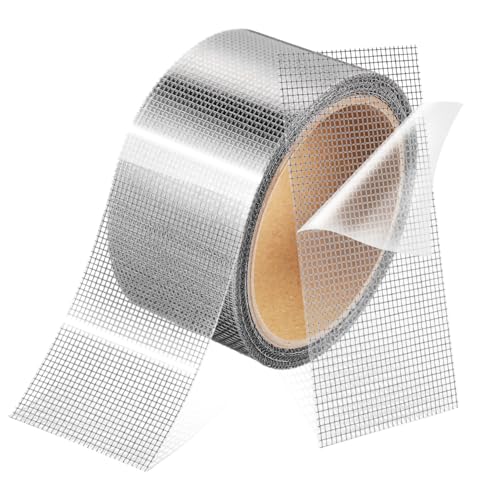 DONFAMDS 1Rolle Bildschirmband für Fenstergitter Selbstklebend Wetterbeständig für Schnelle Reparaturen von Insektennetzen und Fenstertüren DONFAMDS 1Rolle Bildschirmband für Fenstergitter Selbstklebend Wetterbeständig für Schnelle Reparaturen von Insektennetzen und Fenstertüren von DONFAMDS