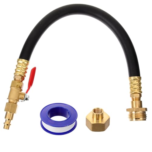 DONFAMDS 1Satz Wassertank Adapter für Wohnmobile Ausblasstopfen für Gartenschläuche und Druckluftkompressoren Robuste Metallkonstruktion für Effizientes Winterisieren von DONFAMDS
