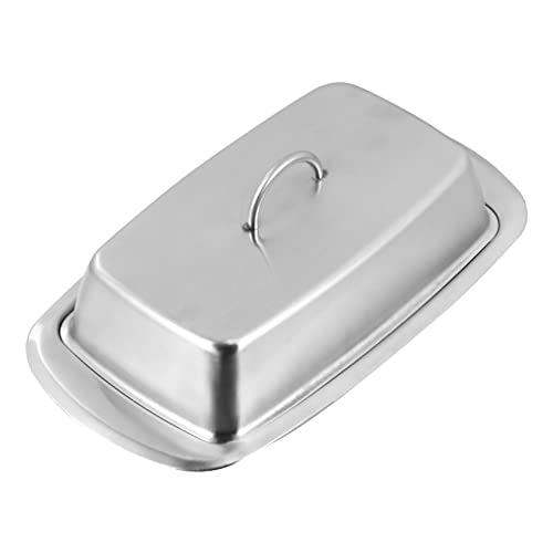 DONFAMDS 1Stück Butterdose Mehrzweck Aufbewahrungsbox für Butter Langlebig Rostfrei für Frühstückstisch Schützt und Hält Butter Sauber DONFAMDS 1Stück Butterdose Mehrzweck Aufbewahrungsbox für Butter Langlebig Rostfrei für Frühstückstisch Schützt und Hält Butter Sauber von DONFAMDS