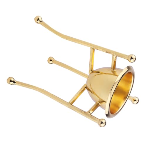 DONFAMDS 1Stück Eierhalter aus Reinem Kupfer Goldener Stabiler Eierständer für Gekochte Eier für Restaurant und Besondere Anlässe auch Ostergeschenk Verwendbar von DONFAMDS